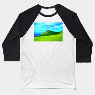 View at the Pizzo Meta mountain in Piani di Ragnolo Baseball T-Shirt